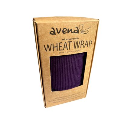 Purple Cord Wheat Wrap In Gift Box